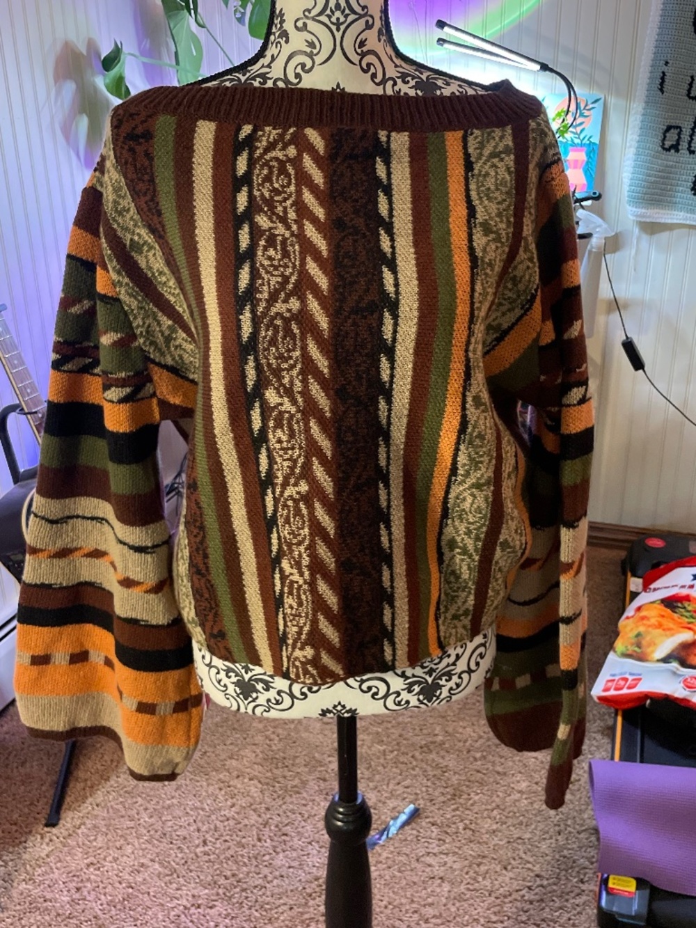 Womens Funky sweater with tags still attached